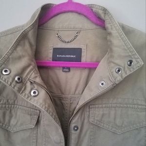 Banana Republic Khaki Field Jacket...p New w/o Tags